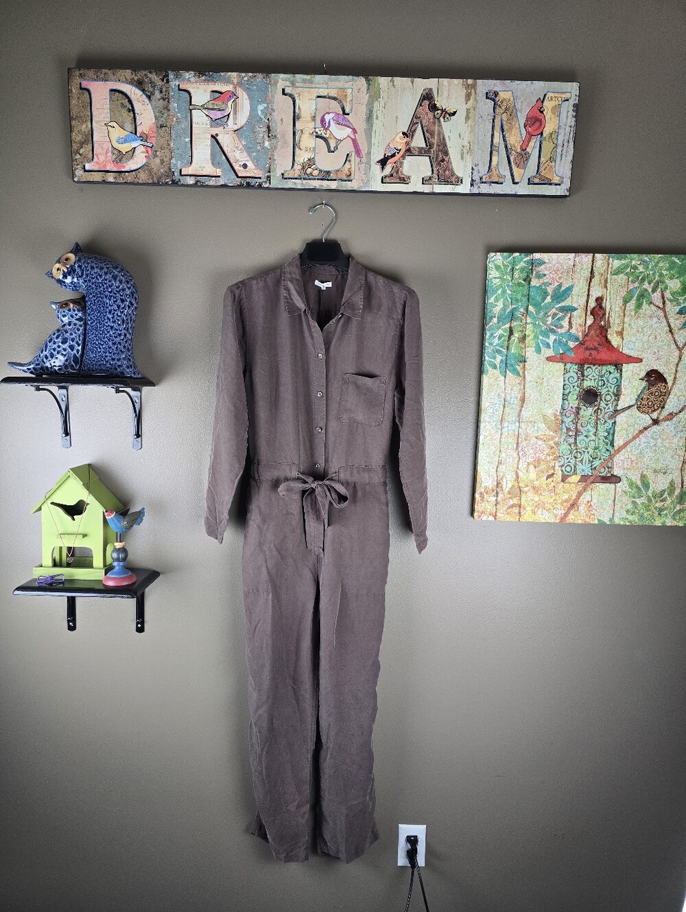 Unsubscribed Silk Jumpsuit XS
